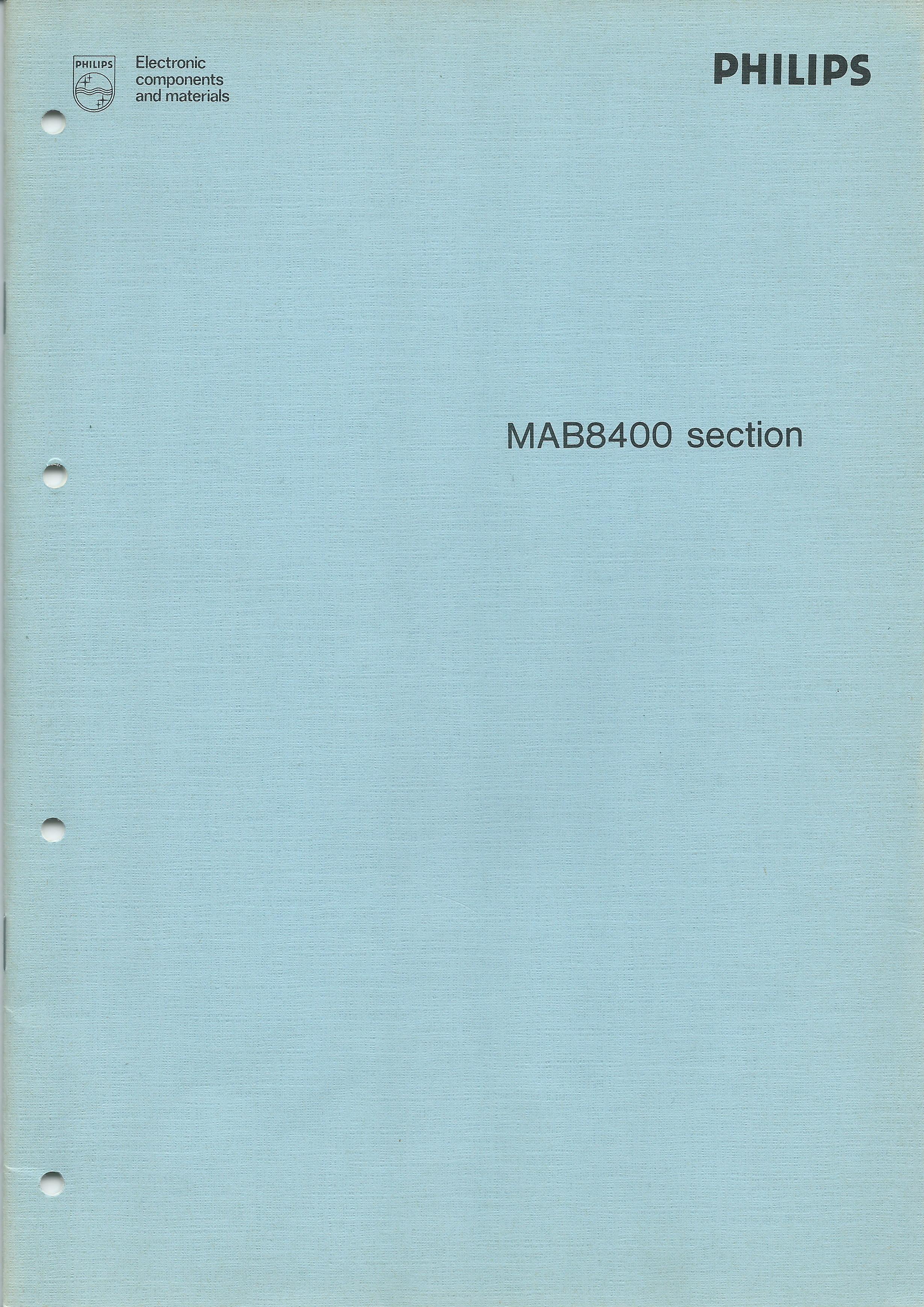 MAB8400SECTION
